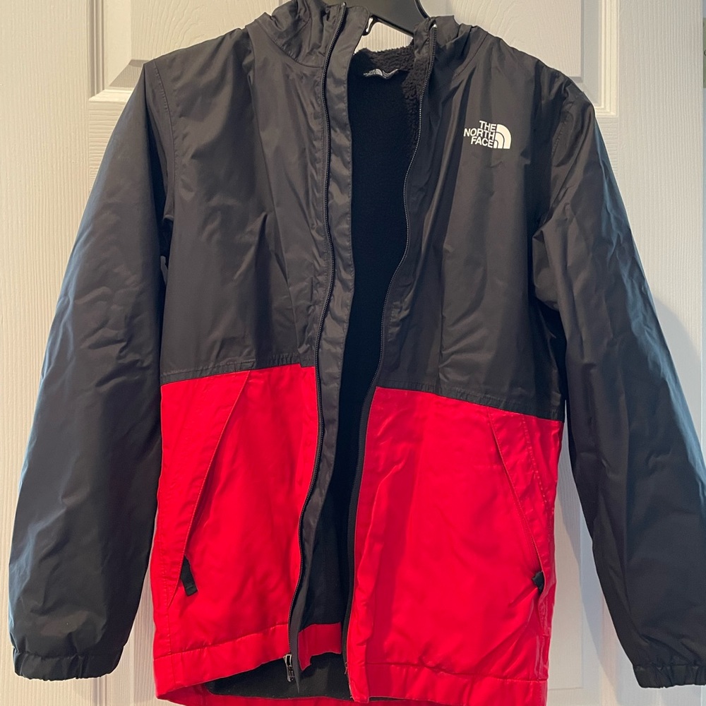 Boys Jacket in Black and Red